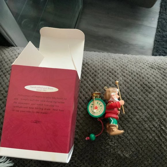 Hallmark Keepsake Ornament Elf Marching - Picture 2 of 2